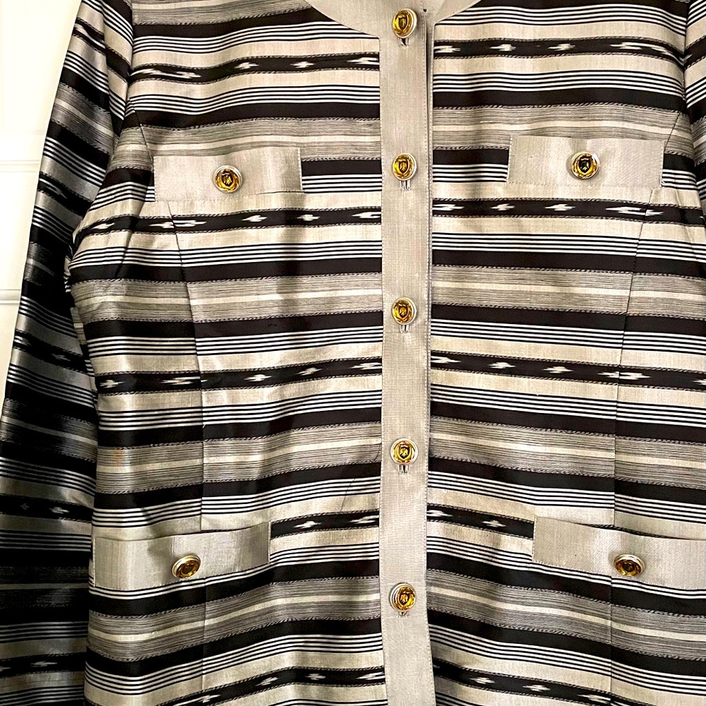 RAW SILK Thai blazer